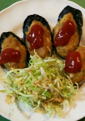茄子の豆腐バーグ乗せ♪-レシピのメイン写真