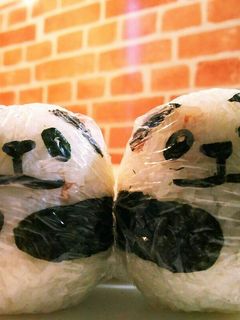 パンダさんおにぎり-レシピのメイン写真