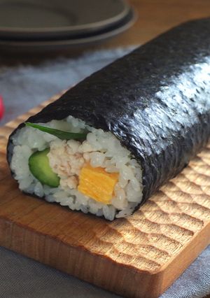 液体塩こうじそぼろの恵方巻き☆-レシピのメイン写真