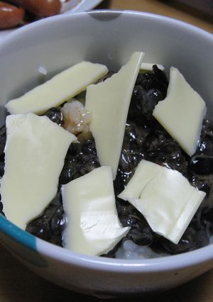 ∮黒豆納豆×チーズ×ごはん∮-レシピのメイン写真
