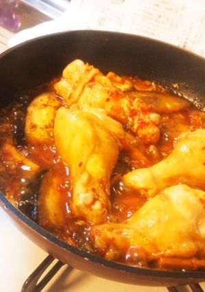 簡単★手羽元のキムチ煮-レシピのメイン写真