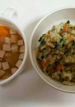 混ぜるだけ！ママと納豆炒飯 離乳食中期～-レシピのメイン写真