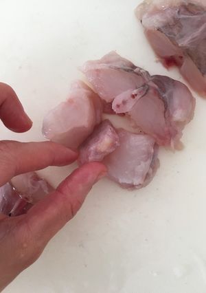 自己流　簡単なアンコウのさばき方☆-レシピのメイン写真