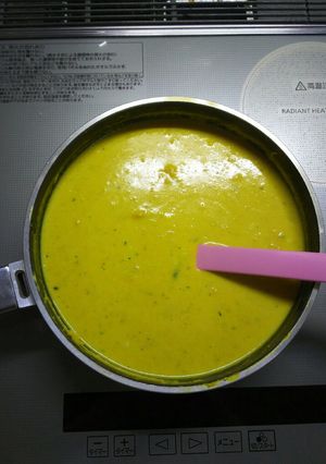 かぼちゃとしらすの豆乳スープ-レシピのメイン写真