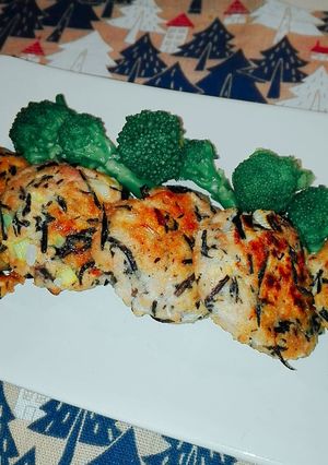 長ねぎとひじきの照り焼きおからバーグ-レシピのメイン写真