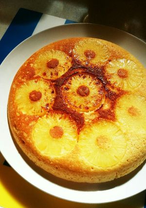 フライパンで簡単！パイナップルケーキ♡-レシピのメイン写真