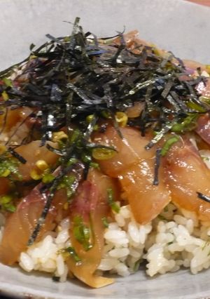 簡単☆鯵のバラ寿し-レシピのメイン写真