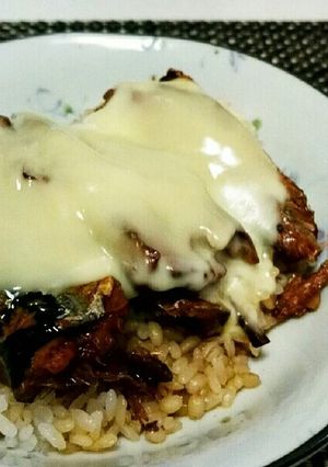 ランチに☆さんまの蒲焼きチーズ丼-レシピのメイン写真
