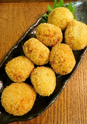 優しい味とりそぼろコロッケ-レシピのメイン写真