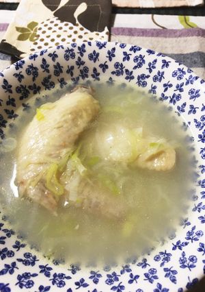 身体に優しい鶏手羽先の生姜スープ-レシピのメイン写真