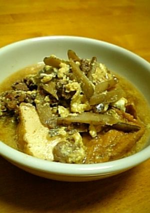 簡単☆牛肉と厚揚げの柳川風-レシピのメイン写真