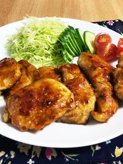 鶏むね肉のカレー照り焼き-レシピのメイン写真