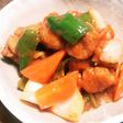 大豆のお肉でちょっとヘルシーに酢豚風♪