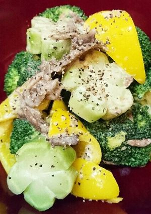 ブロッコリーの簡単♪アンチョビ☆マヨ炒め-レシピのメイン写真