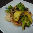 鶏と季節の野菜の塩麹焼き