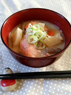 石狩汁【柏市学校給食】-レシピのメイン写真