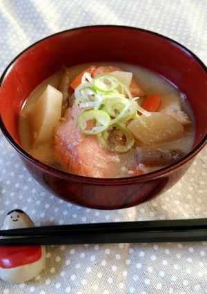 石狩汁【柏市学校給食】-レシピのメイン写真