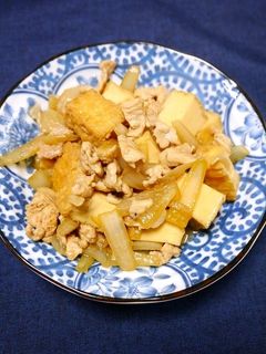 簡単!厚揚げの肉豆腐-レシピのメイン写真
