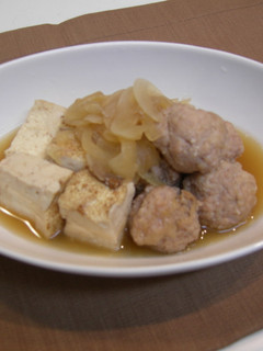 簡単スピーディー☆鶏団子と豆腐の煮物-レシピのメイン写真