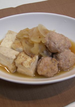 簡単スピーディー☆鶏団子と豆腐の煮物-レシピのメイン写真