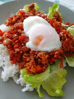 簡単!豚こま肉で出来るボロネーゼ風ごはん-レシピのメイン写真