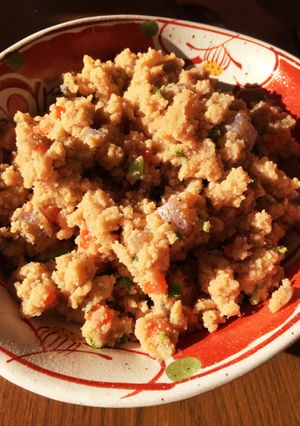 ぐるぐる混ぜるだけ！おから炊き(卯の花)-レシピのメイン写真