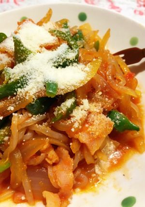 はまる美味しさ♡しらたきナポリタン-レシピのメイン写真