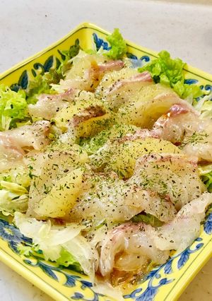 胡麻風味のカルパッチョ-レシピのメイン写真