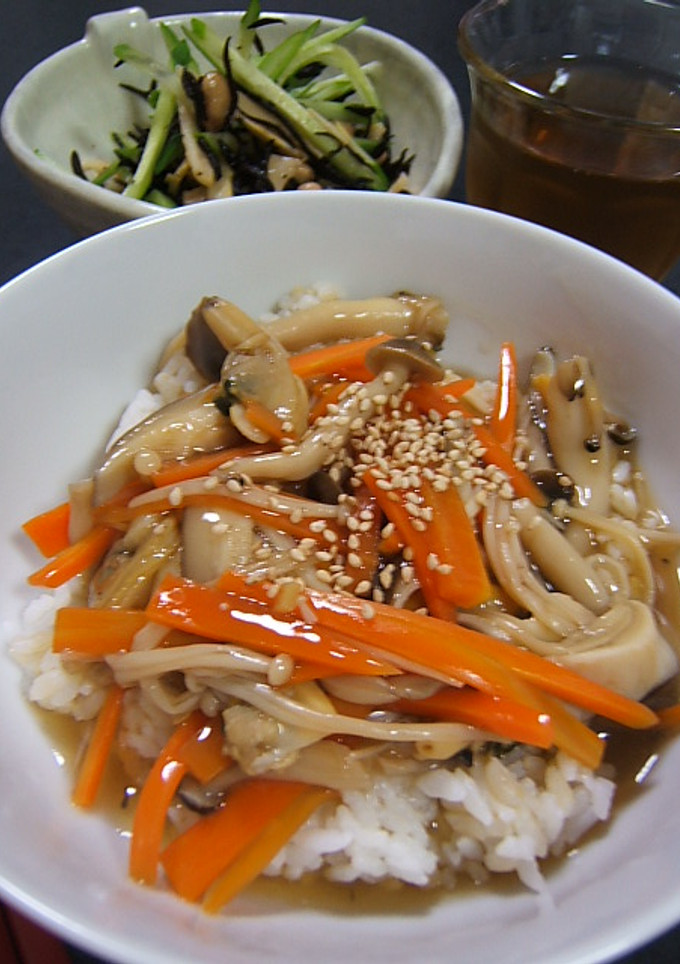 あさりときのこの餡かけご飯-レシピのメイン写真