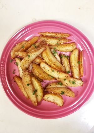 すぐ出来るよ!激ハマり焼きポテト!-レシピのメイン写真