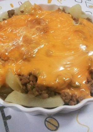じゃがいもと挽き肉の重ね焼き-レシピのメイン写真