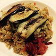 揚げ茄子のドライカレー
