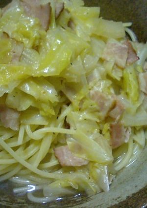 キャベツとベーコンのスープスパ✿-レシピのメイン写真