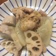 鶏モモと根菜の炒め煮