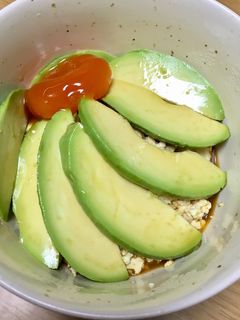 *糖質制限お豆腐飯でアボカド丼*-レシピのメイン写真