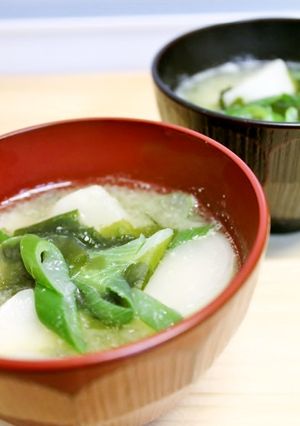 旬な蕪と長ねぎの具沢山みそ汁～２人分～-レシピのメイン写真