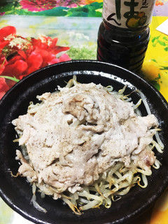 洗い物はタジン鍋とザルだけ♡豚もやし♡-レシピのメイン写真