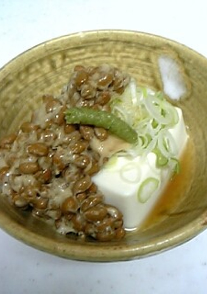 私の定番！納豆豆腐のわさび風味-レシピのメイン写真