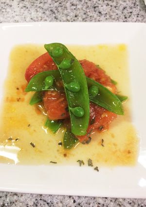 簡単 冬にトマトのホットサラダ-レシピのメイン写真