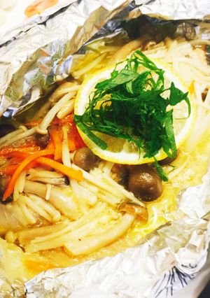 簡単『鮭のホイル焼き』でアンチエイジング-レシピのメイン写真