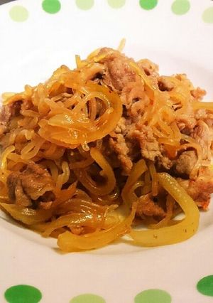 簡単！ 牛肉と白滝の甘辛煮-レシピのメイン写真