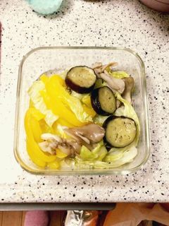 レンチンで簡単☆蒸し野菜-レシピのメイン写真