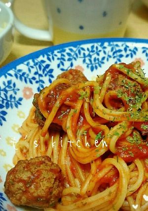 ミートボール スパゲッティ-レシピのメイン写真