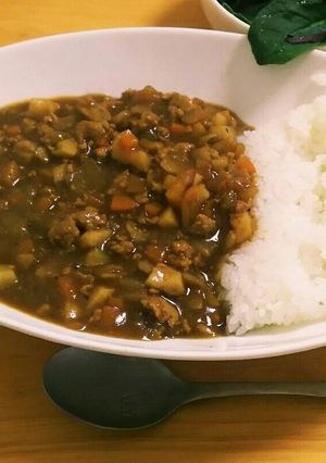 挽き肉とレンコンのカレー♪-レシピのメイン写真