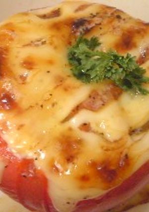 ポン酢マヨの焼きトマト-レシピのメイン写真