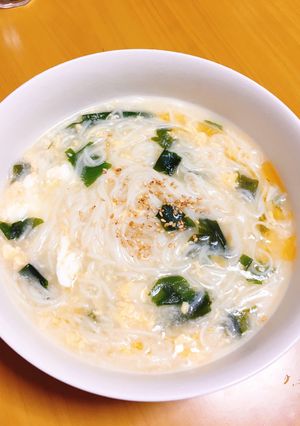 生姜でポカポカそうめんの食べるスープ！-レシピのメイン写真