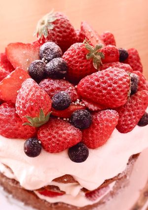 糖質制限◆カフェモカ風味ネイキッドケーキ-レシピのメイン写真