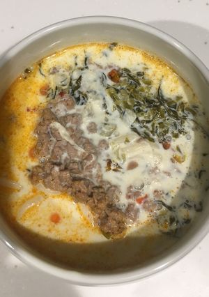 豆乳坦々うどん-レシピのメイン写真