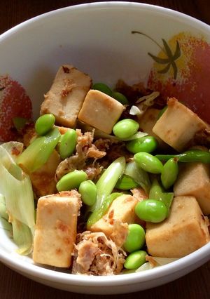 高野豆腐の変わり土佐煮-レシピのメイン写真
