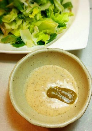 サラダに♪胡麻ドレ柚子胡椒風味-レシピのメイン写真
